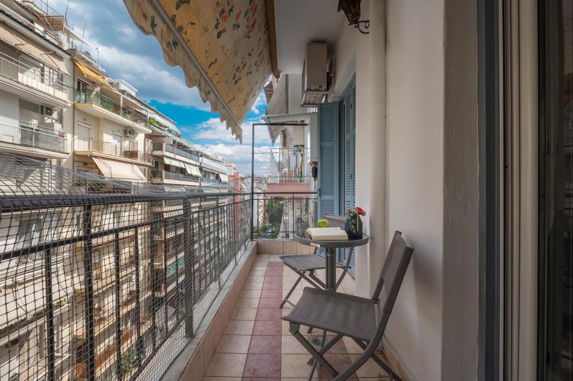 Estia Thessaloniki Apartment, Cozy, Spacious, Sunny, 2 Rooms-5 Beds Eksteriør bilde
