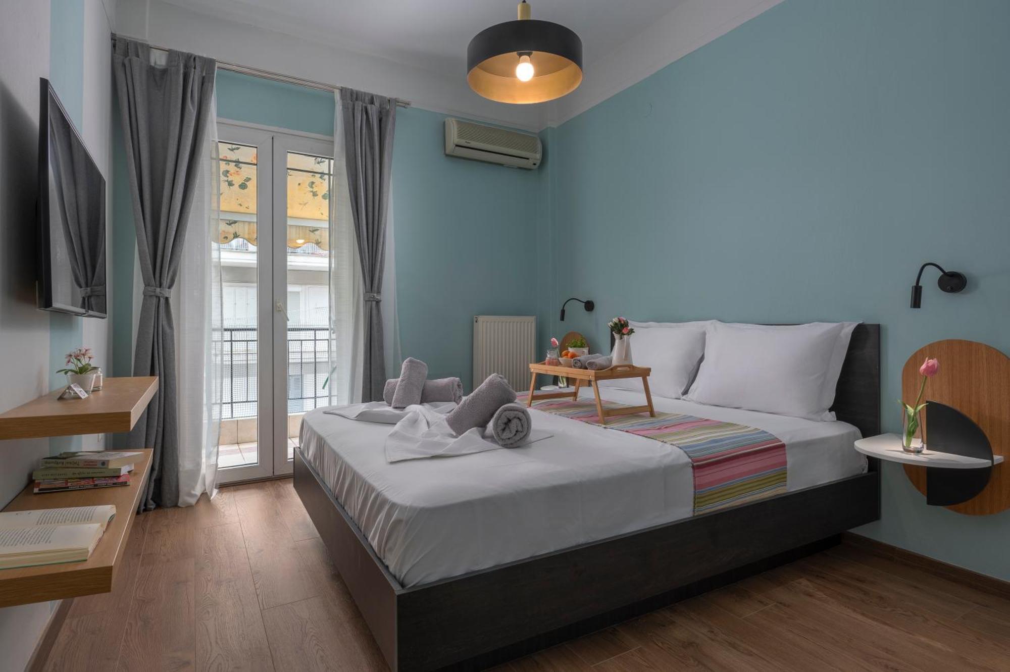 Estia Thessaloniki Apartment, Cozy, Spacious, Sunny, 2 Rooms-5 Beds Eksteriør bilde
